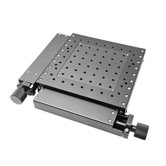 手動高精度整體組合臺雙軸滑臺位移平臺