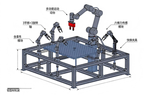 靈巧手六維力測試裝置