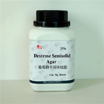10410葡萄糖半固体琼脂-干粉培养基