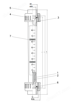 MEISTER流量指示器KM-200-1000壓損小