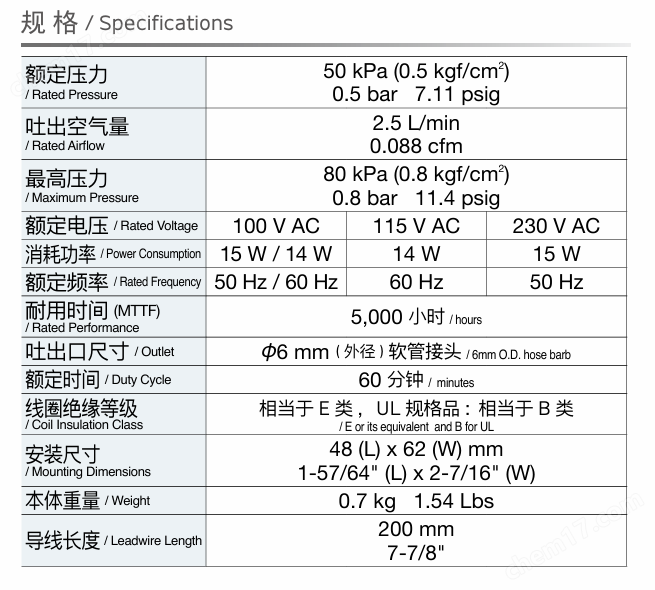 NITTO日東工器AC線性活塞驅(qū)動壓縮泵中壓