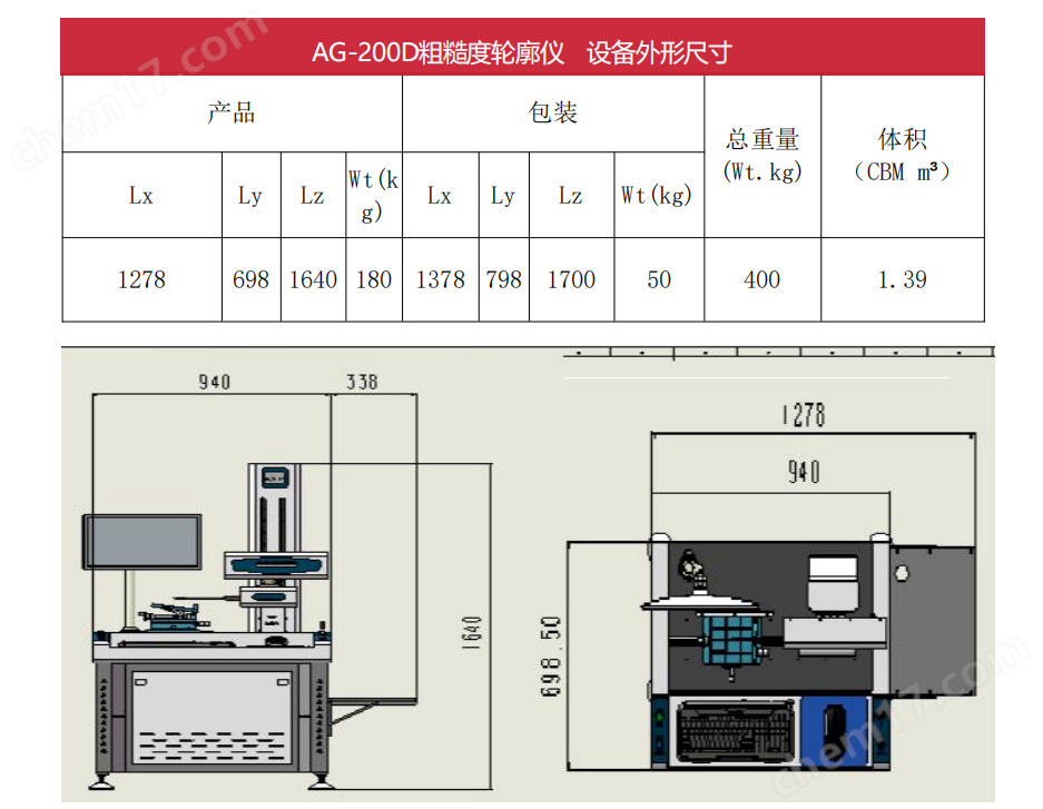 AG-200D艾格斯威粗糙度輪廓儀