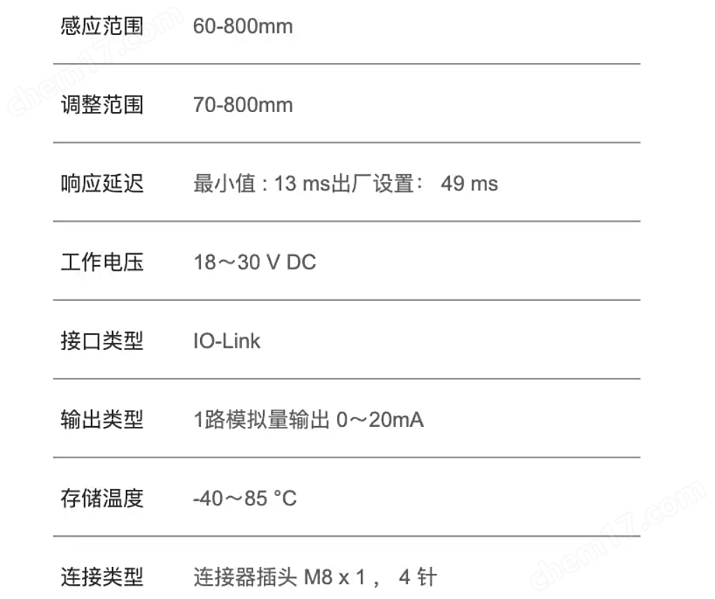 倍加福P+F超聲波傳感器型號齊全