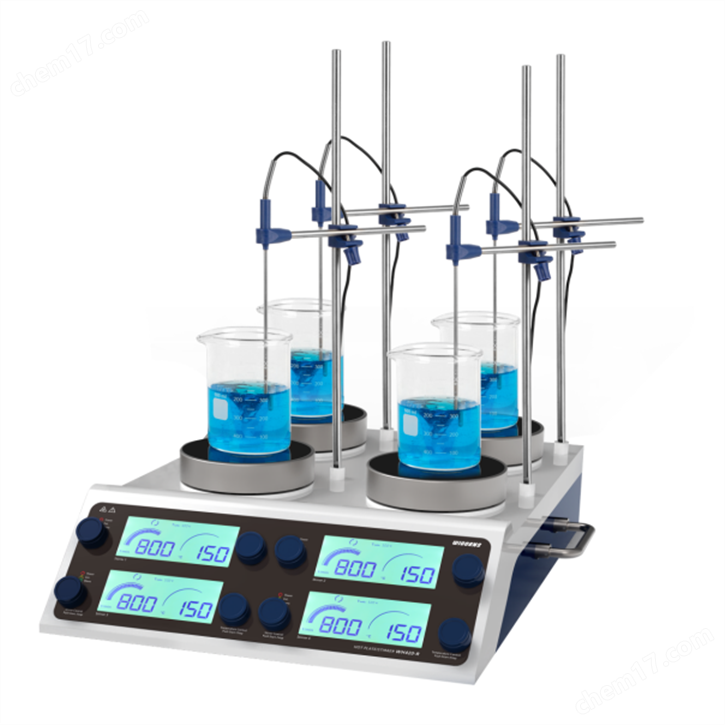 WIGGENS WH420R-D多位加熱磁力攪拌器