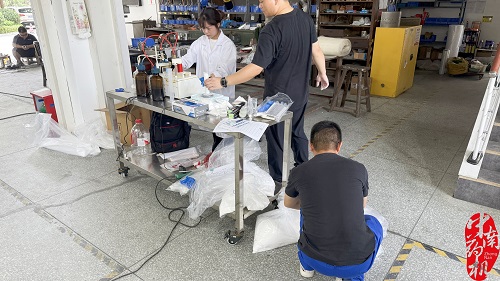 客戶現(xiàn)場試機圓滿成功，我司設(shè)備性能獲高度認可