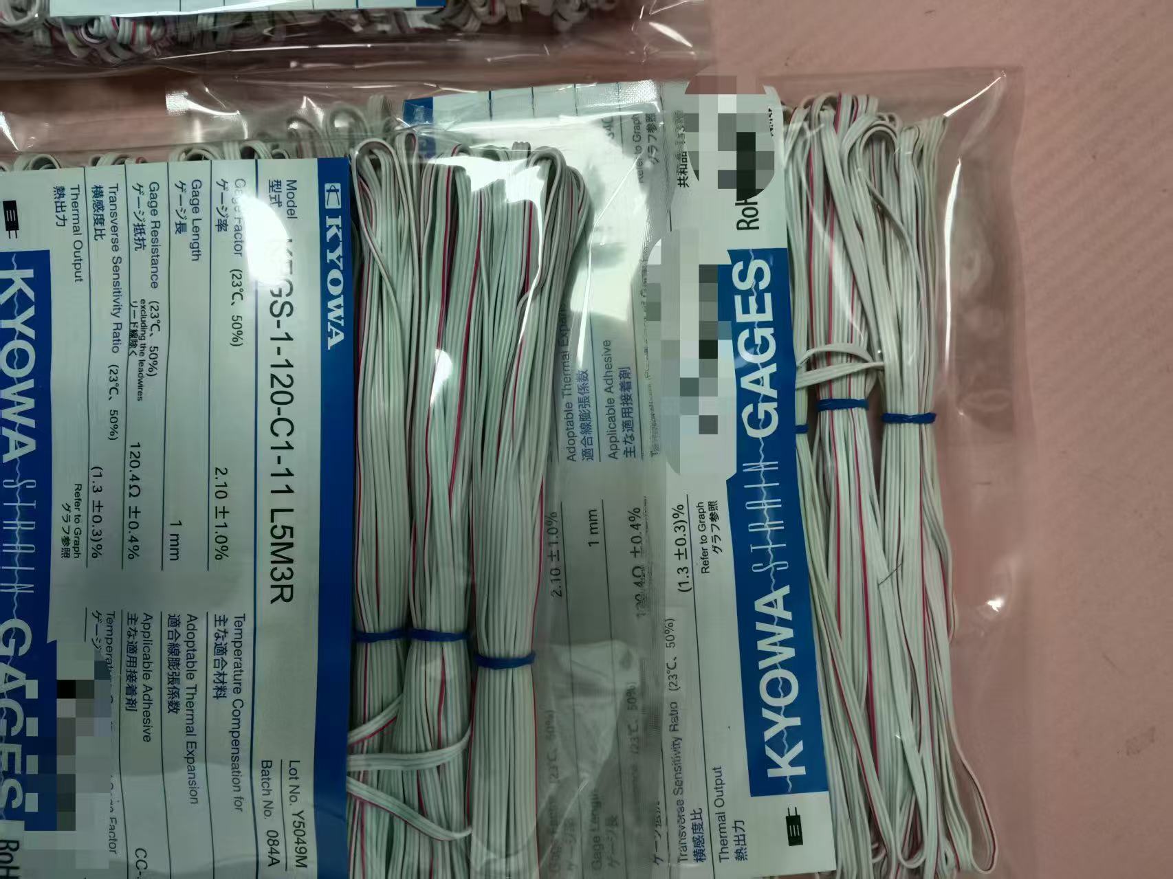 湖南中村新到貨一批KYOWA 共和多功能應變片KFGS-1-120-C1-11L5M3R