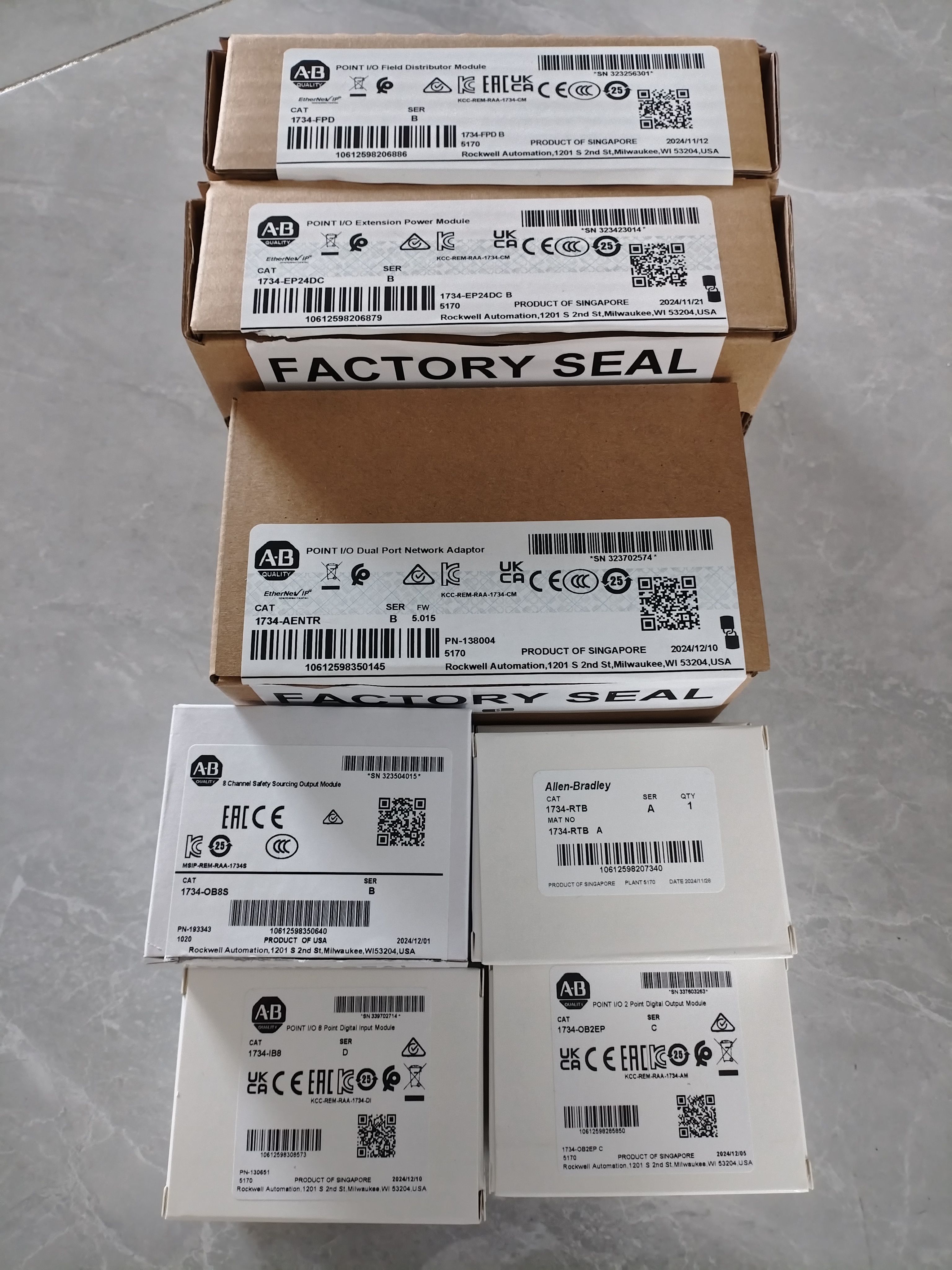 我司備有大量 AB1794 接線模塊，全力保障工業安全控制需求