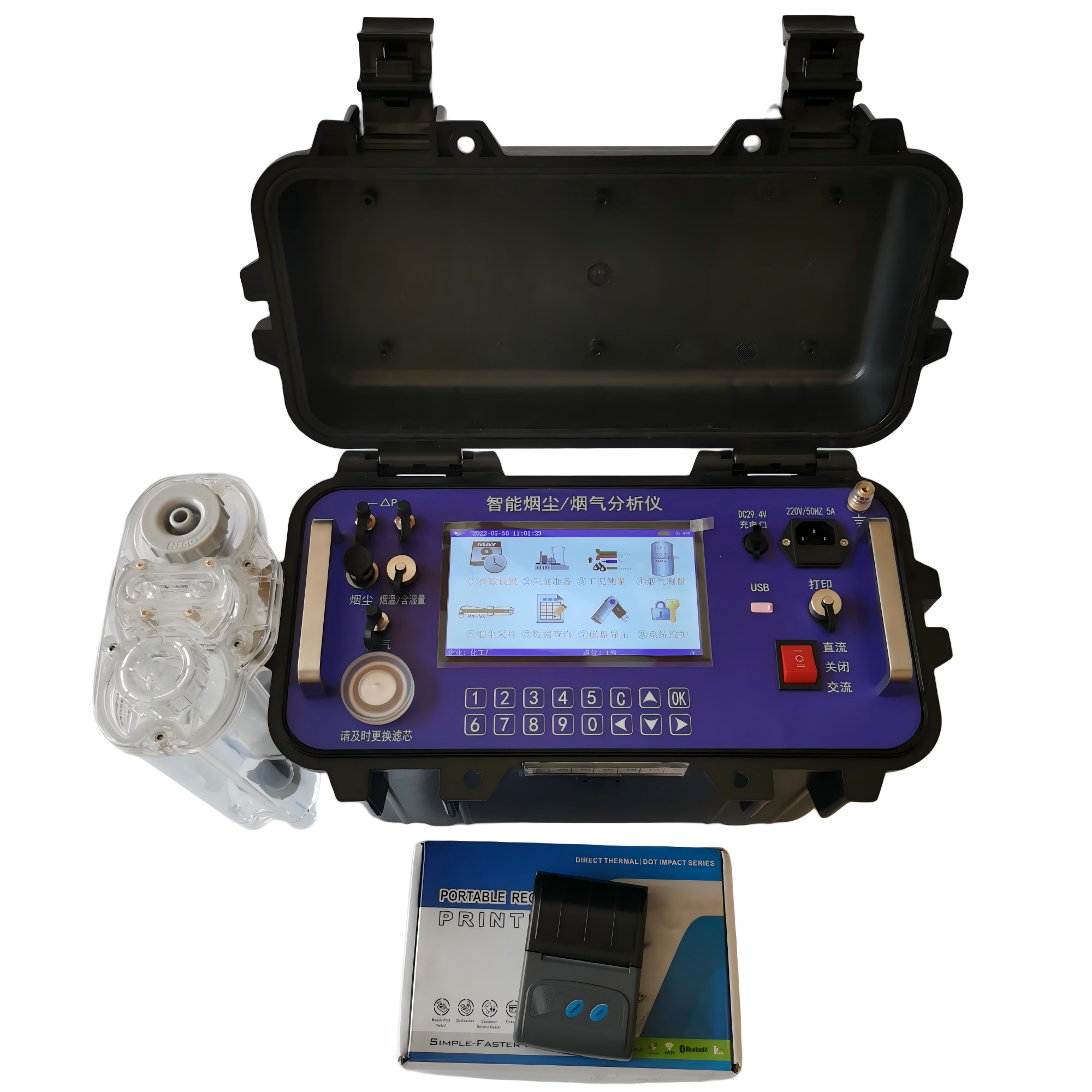 XY-3000E型便攜式綜合煙氣分析儀 采樣數(shù)據(jù)實(shí)現(xiàn)無(wú)限存儲(chǔ)