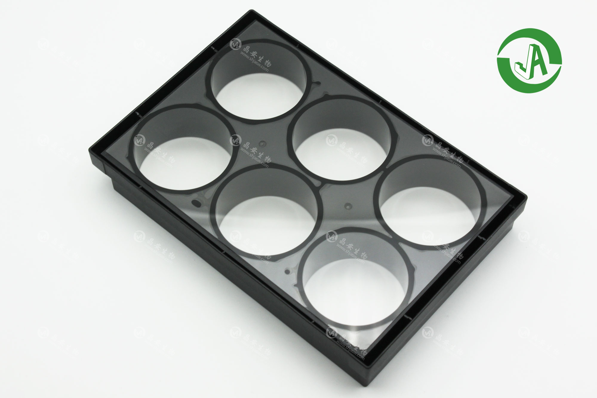 晶安生物96孔高成像专用黑色玻璃底微孔板