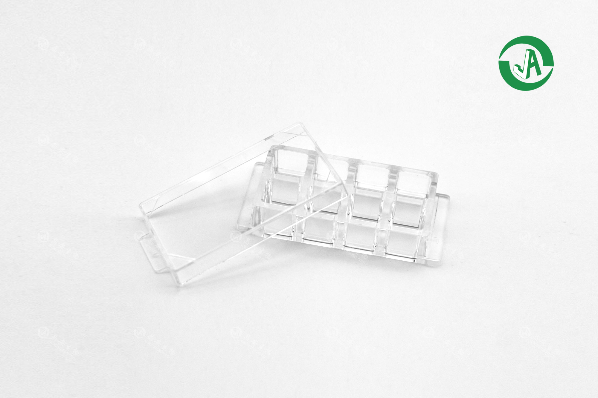 上海晶安激光共聚焦用4孔8孔腔室载玻片系统